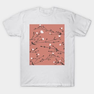 Branches Pattern in Dawn T-Shirt